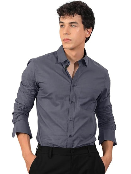 Long Sleeve Button Down Shirt for Men